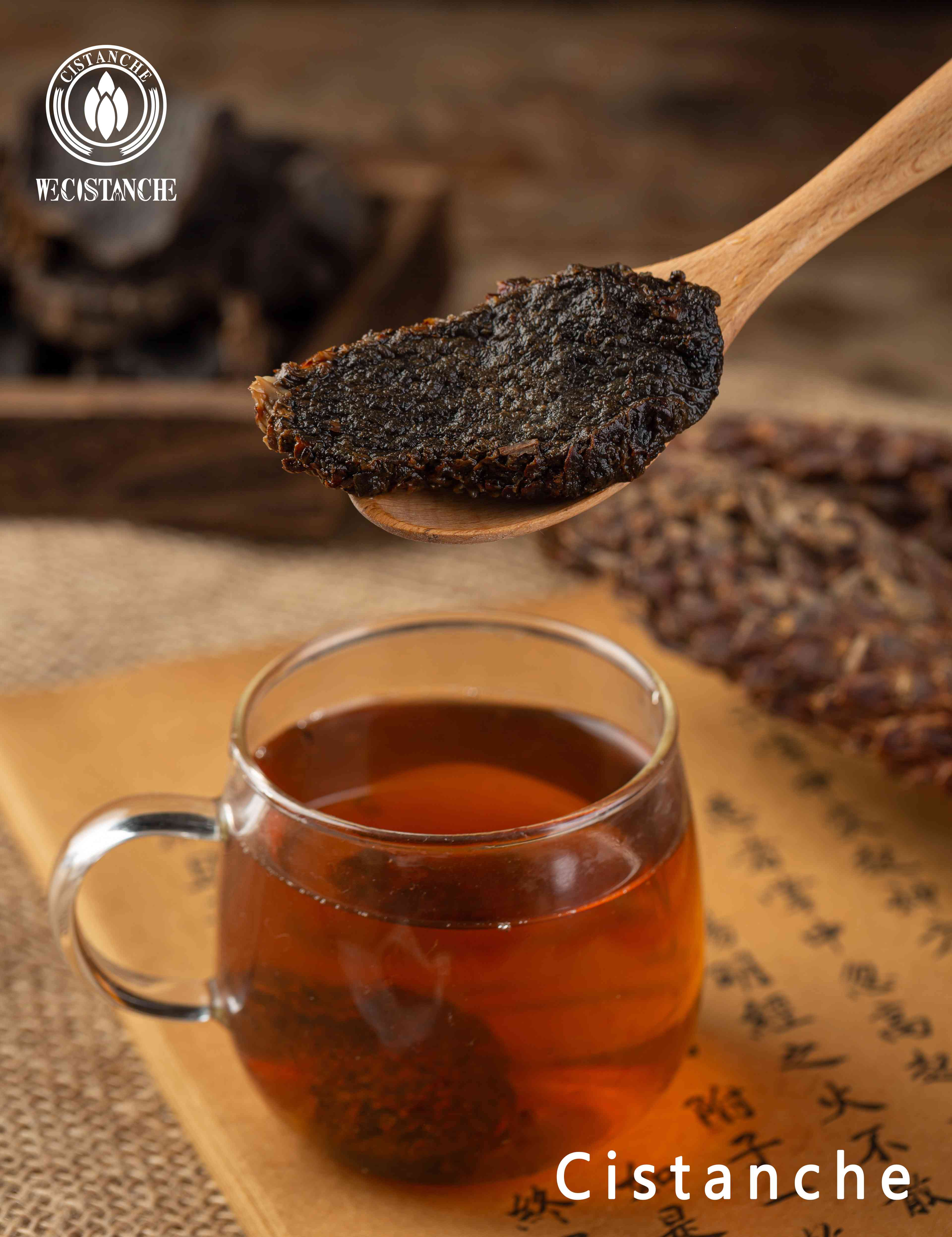 Tea made with dry Cistanche Tea made with dry Cistanche