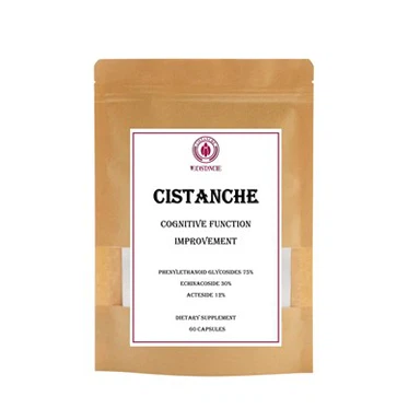 Atodiad Deietegol Cistanche Gwella Gweithrediad Gwybyddol Glycosidau Phenylethanoid 75 y cant Echinacoside 30 y cant Acteoside 12 y cant